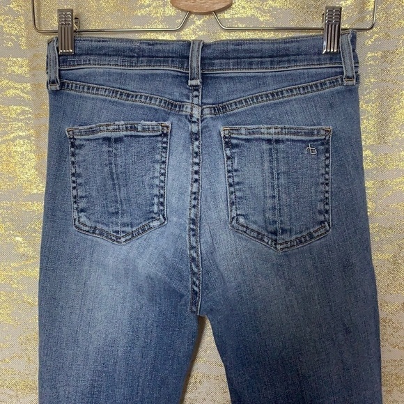 RAG&BONE Blue Wash Cate Mid-Rise Skinny Cut Jeans Size 25 - Picture 9 of 16